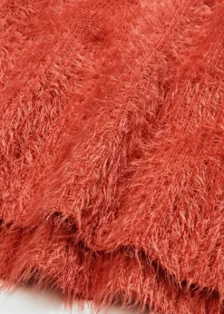 Federgarn-Pullover mit weiten Ärmeln, Boxy-Fit