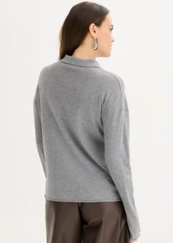 Feinstrick in Hemdoptik