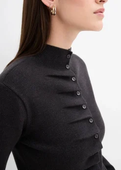 Feinstrickjacke aus softem Viskose-Mix