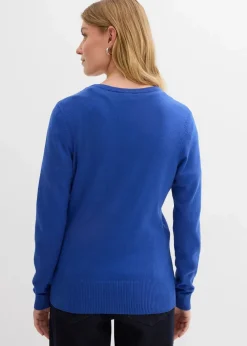 Feinstrickjacke mit Knopfleiste