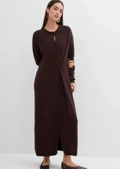 Feinstrickkleid aus Viskose-Mix