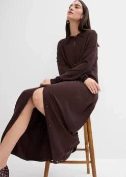 Feinstrickkleid aus Viskose-Mix