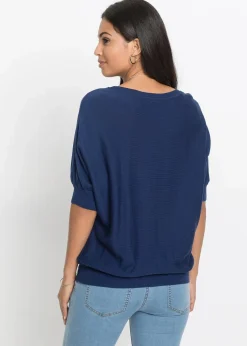 Feinstrickpullover aus Baumwoll-Mix