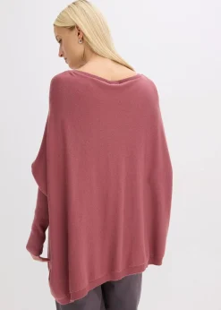 Feinstrickpullover aus feinem Viskose-Mix