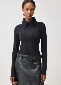 Feinstrickpullover aus Merinowolle