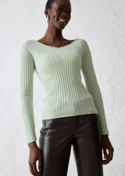 Feinstrickpullover aus Merinowolle