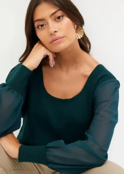 Feinstrickpullover aus softem Viskose-Mix