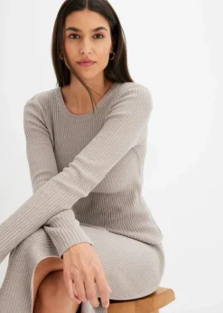 Feinstrickpullover aus softem Viskose-Mix