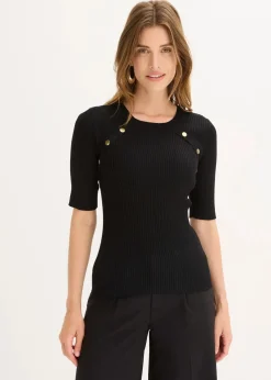 Feinstrickpullover aus softem Viskose-Mix