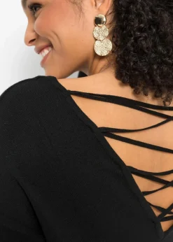 Feinstrickpullover aus Viskose-Mix