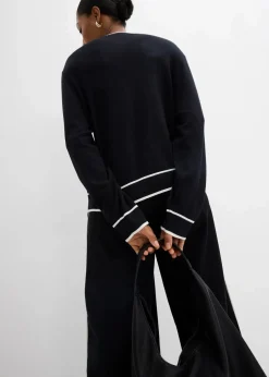 Feinstrickpullover aus Viskose-Mix