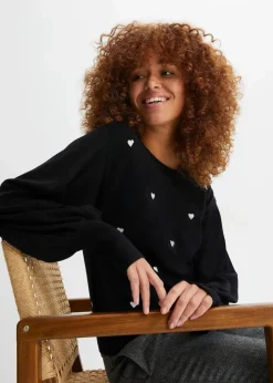 Feinstrickpullover aus Viskose-Mix