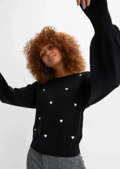 Feinstrickpullover aus Viskose-Mix