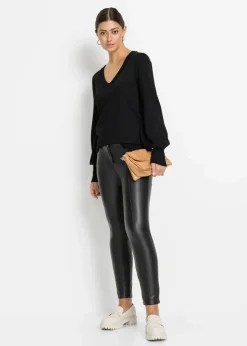 Feinstrickpullover aus Viskose-Mix