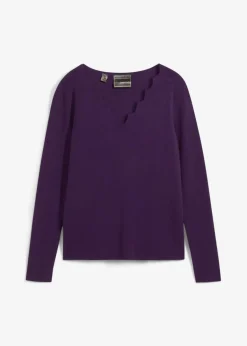 Feinstrickpullover aus weichem Viskose-Mix