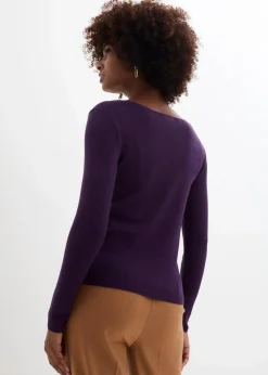 Feinstrickpullover aus weichem Viskose-Mix