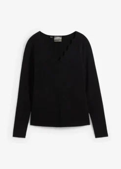 Feinstrickpullover aus weichem Viskose-Mix