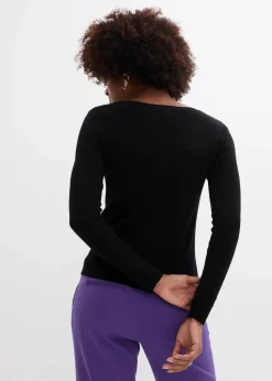 Feinstrickpullover aus weichem Viskose-Mix