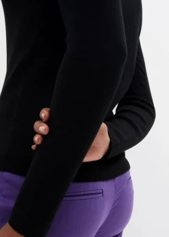 Feinstrickpullover aus weichem Viskose-Mix