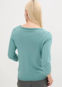 Feinstrickpullover in Viskose-Mix