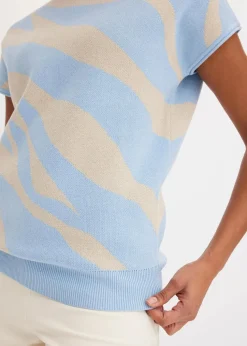 Feinstrickpullover mit Glitzergarn