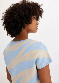 Feinstrickpullover mit Glitzergarn