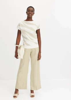 Feinstrickpullover mit Glitzergarn