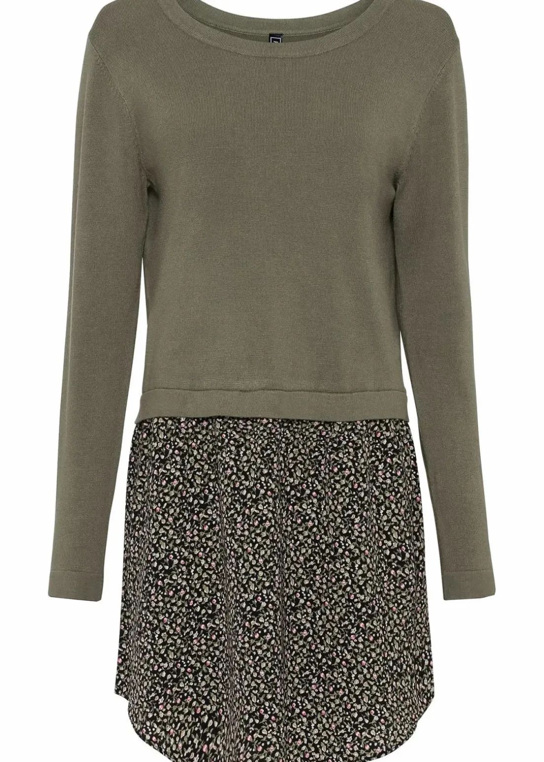 Feinstrickpullover mit Rockansatz