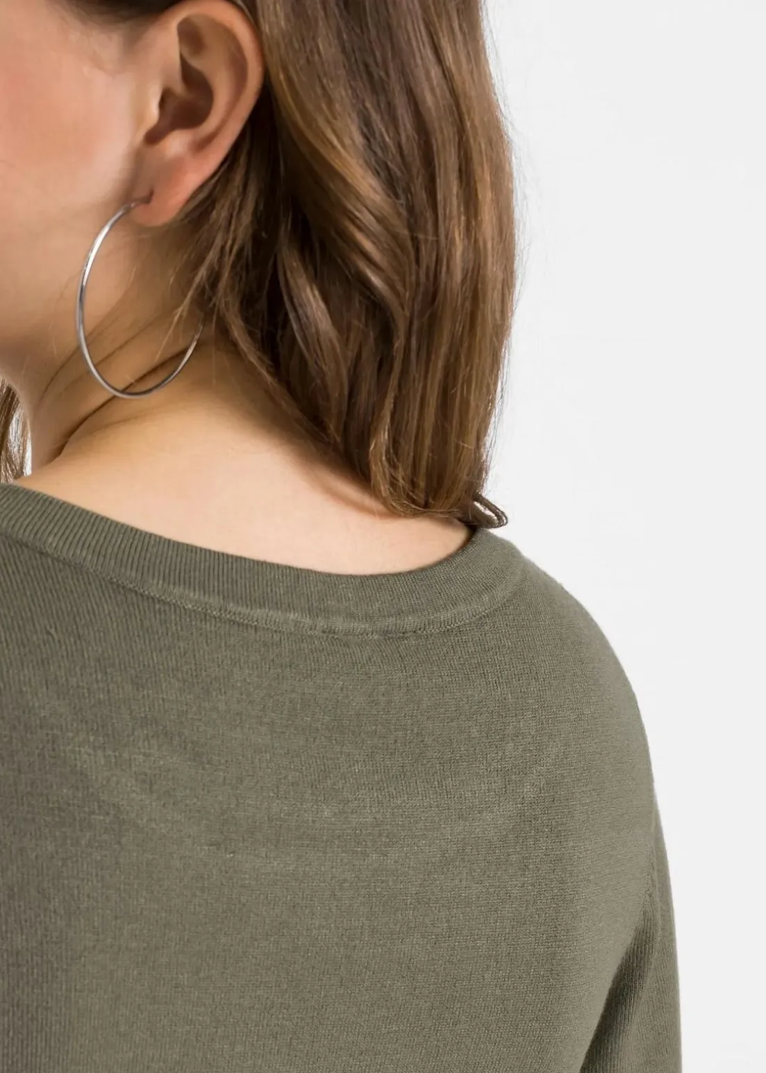 Feinstrickpullover mit Rockansatz