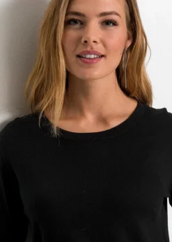 Feinstrickpullover mit Rockansatz