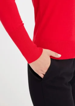 Feinstrickpullover mit Schleifendetail