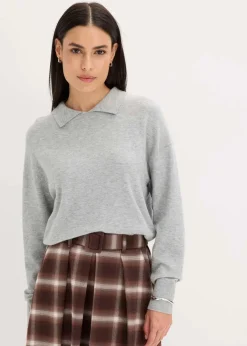 Feinstrickpullover mit Viskose