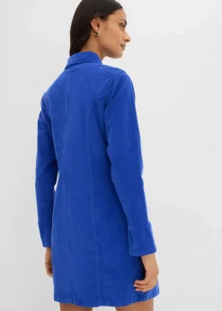 Figurbetontes Cordkleid