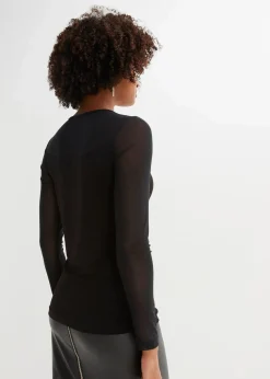 Figurbetontes Langarmshirt