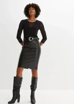 Figurbetontes Langarmshirt