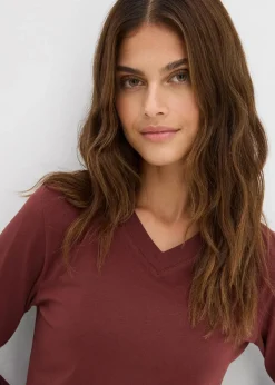 Figurbetontes Langarmshirt