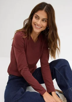 Figurbetontes Langarmshirt