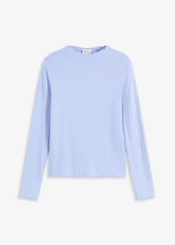 Figurbetontes Rippshirt