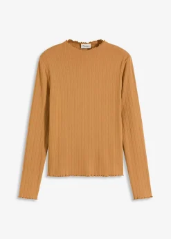 Figurbetontes Rippshirt