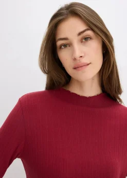 Figurbetontes Rippshirt