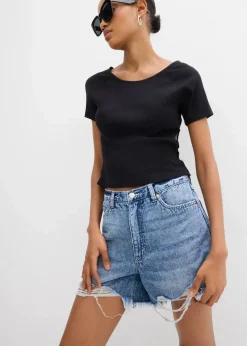 Figurbetontes T-Shirt aus reiner Bio-Baumwolle