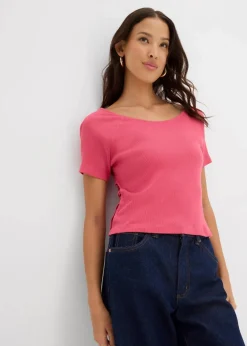 Figurbetontes T-Shirt aus reiner Bio-Baumwolle