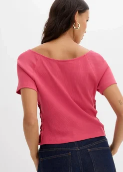 Figurbetontes T-Shirt aus reiner Bio-Baumwolle