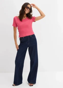 Figurbetontes T-Shirt aus reiner Bio-Baumwolle