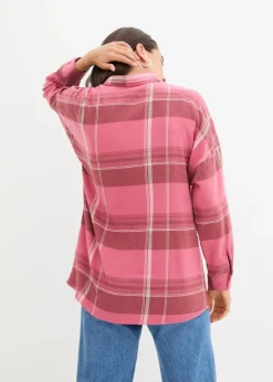 Flanellhemd aus reiner Baumwolle