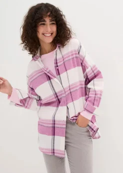 Flanellhemd aus reiner Baumwolle