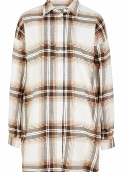 Flanellhemd aus reiner Baumwolle