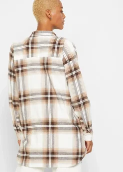 Flanellhemd aus reiner Baumwolle