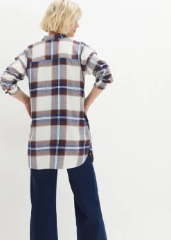 Flanellhemd aus reiner Baumwolle