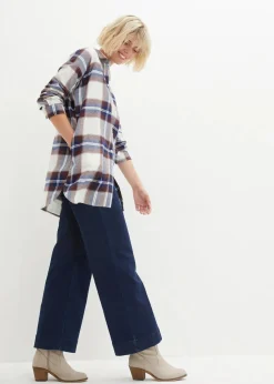 Flanellhemd aus reiner Baumwolle